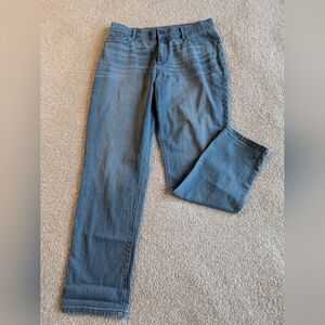 B2G1 3/$20 Ann Taylor Factory Light Wash Straight Jeans Size 10